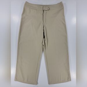 Vintage 90s Patagonia Kokawe Capri Crop Beige Khaki Activewear Women 8 Relaxed